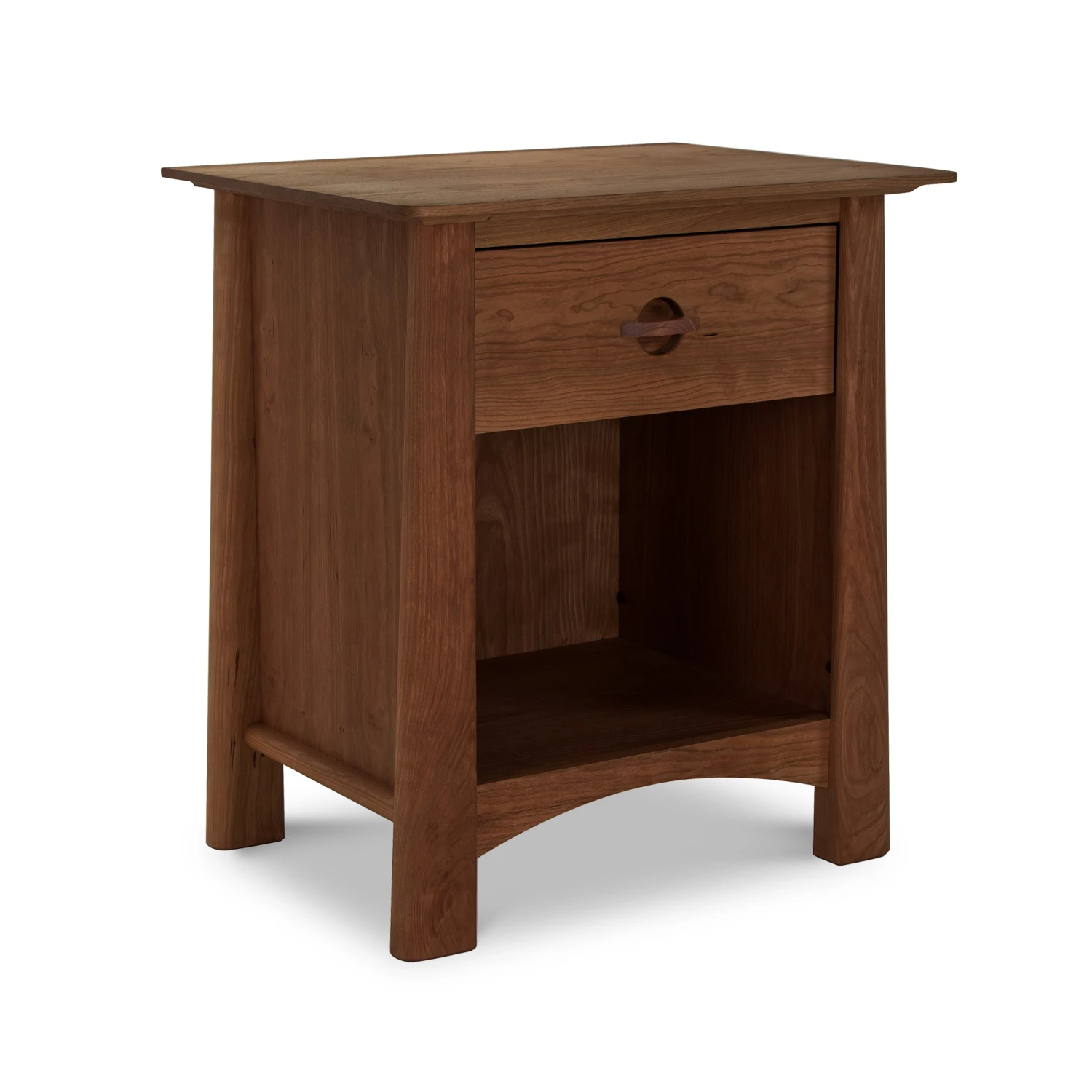 Cherry Moon 1-Drawer Enclosed Shelf Nightstand 8 Cherry Moon 1-Drawer Enclosed Shelf Nightstand - Image 6