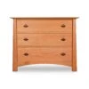 Cherry Moon 3-Drawer Chest - Handcrafted Solid Wood Storage -VERMONT WOODS Cherry Moon 3 Drawer Chest