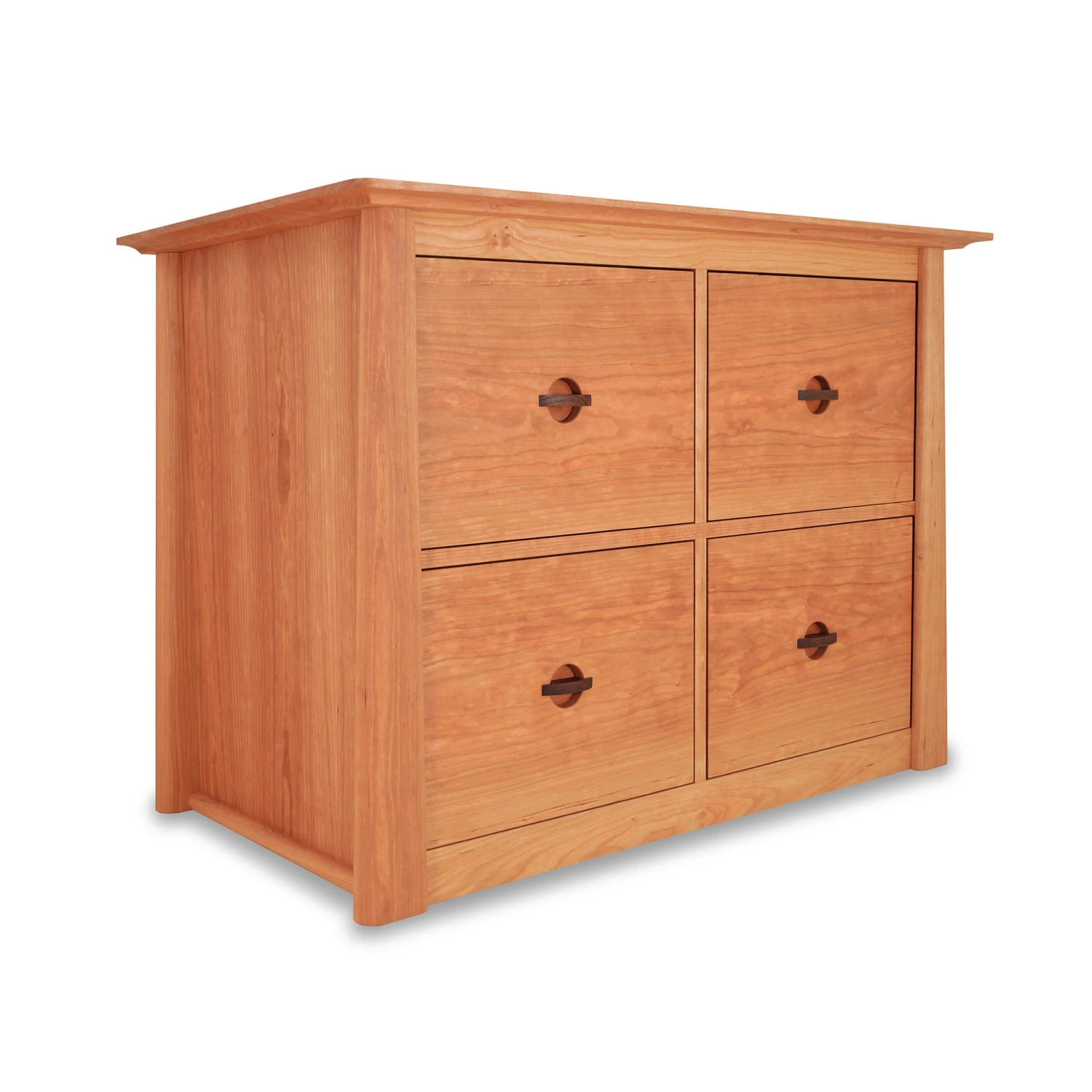 Cherry Moon 4-Drawer Solid Cherry Wood File Credenza 3 Cherry Moon 4-Drawer Solid Cherry Wood File Credenza