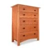Cherry Moon 5-Drawer Chest: Handcrafted Vermont Hardwood Storage 1 Cherry Moon 5-Drawer Chest: Handcrafted Vermont Hardwood Storage -VERMONT WOODS Cherry Moon 5 Drawer Chest