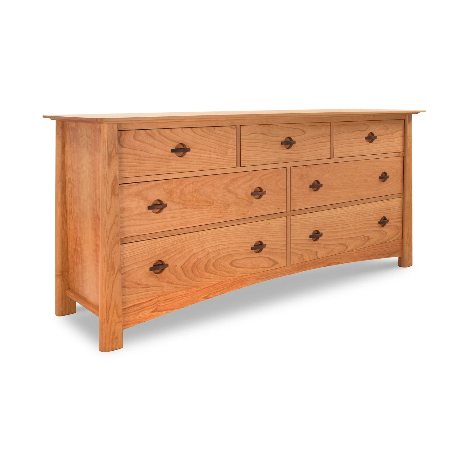 Cherry Moon 7-Drawer Dresser - Handmade Solid Wood 3 Cherry Moon 7-Drawer Dresser - Handmade Solid Wood