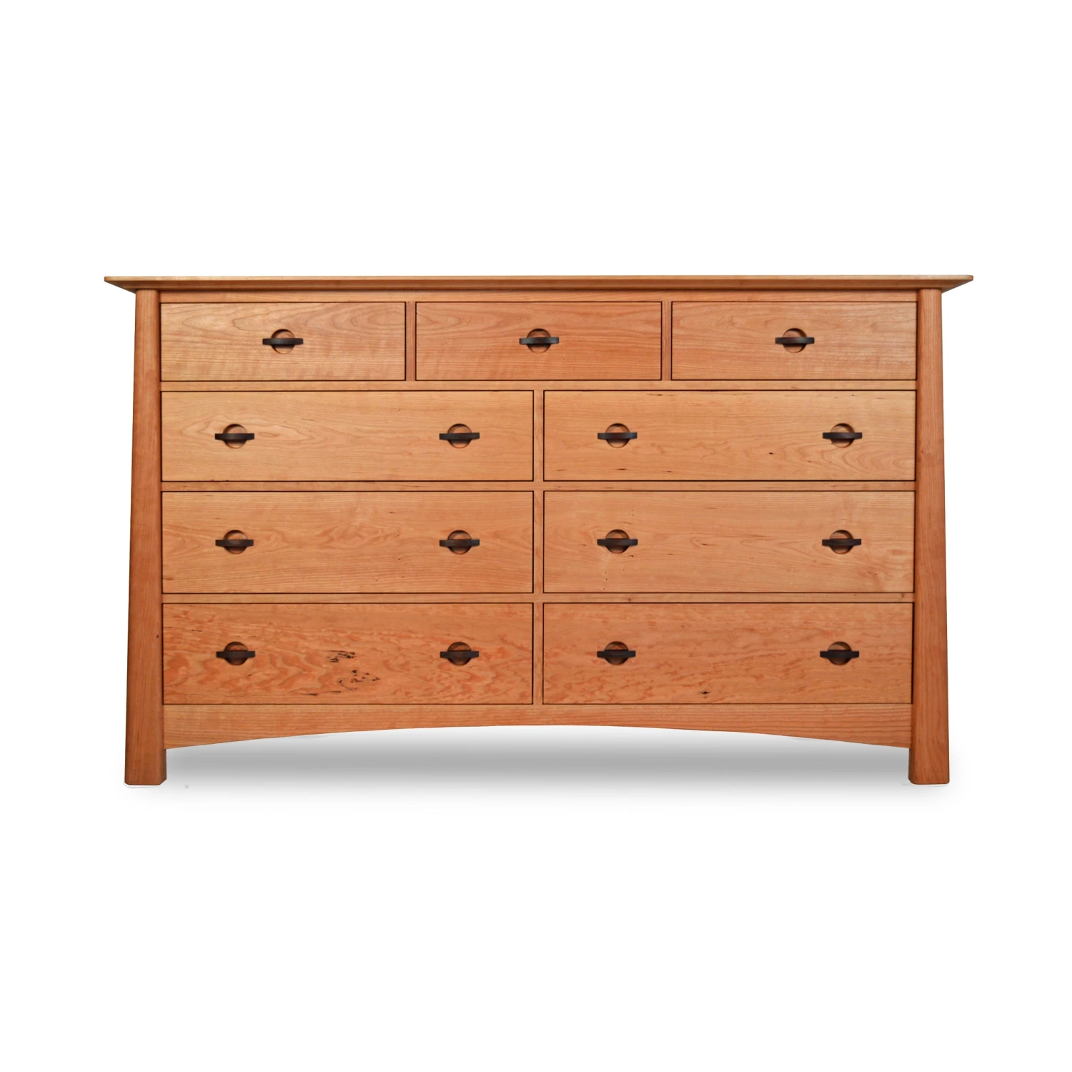 Cherry Moon 9-Drawer Dresser: Handcrafted Solid Wood Luxury 3 Cherry Moon 9-Drawer Dresser: Handcrafted Solid Wood Luxury