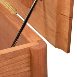 Cherry Moon Solid Wood Blanket Chest - Handcrafted Vermont Storage -VERMONT WOODS Cherry Moon Blanket Chest 3