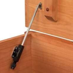 Cherry Moon Solid Wood Blanket Chest - Handcrafted Vermont Storage -VERMONT WOODS Cherry Moon Blanket Chest 4