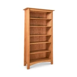 Cherry Moon Bookcase 25 Cherry Moon Bookcase -VERMONT WOODS Cherry Moon Bookcase 72 Inch Natural Cherry