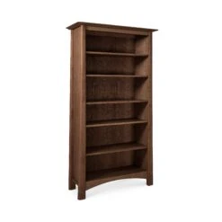 Cherry Moon Bookcase 27 Cherry Moon Bookcase -VERMONT WOODS Cherry Moon Bookcase 72 Inch Natural Walnut