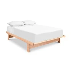 Cherry Moon Dovetail Platform Bed 18 Cherry Moon Dovetail Platform Bed -VERMONT WOODS Cherry Moon Dovetail Bed Queen Natural Maple