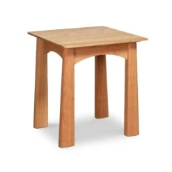 Solid Wood End Table - Handmade Cherry Moon Side Table