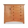 Cherry Moon Gent's Chest - Solid Wood Handcrafted Chifforobe -VERMONT WOODS Cherry Moon Gents Chest
