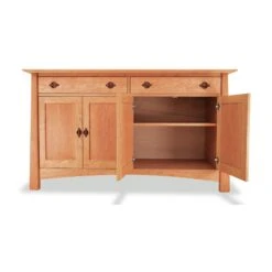 Cherry Moon Large Sideboard - 63" Sustainable Solid Wood Buffet -VERMONT WOODS Cherry Moon Large 63 Inch Sideboard 2