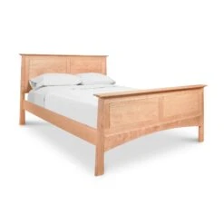 Cherry Moon Panel Bed: Luxury Artisan Crafted Solid Wood Bed 22 Cherry Moon Panel Bed: Luxury Artisan Crafted Solid Wood Bed -VERMONT WOODS Cherry Moon Panel Bed Queen Natural Maple