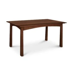 Cherry Moon Solid Top Dining Table -VERMONT WOODS Cherry Moon Solid Top Table 36x60 Natural Walnut
