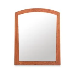 Cherry Moon Vertical Mirror - Handcrafted Solid Hardwood Arched Mirror -VERMONT WOODS Cherry Moon Vertical Mirror Natural Cherry