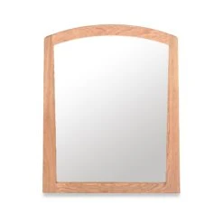 Cherry Moon Vertical Mirror - Handcrafted Solid Hardwood Arched Mirror -VERMONT WOODS Cherry Moon Vertical Mirror Natural Maple