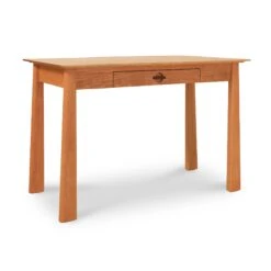 Cherry Moon Solid Wood Writing Desk - Handcrafted Vermont Office Furniture