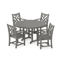 POLYWOOD Chippendale 5-Piece Dining Set