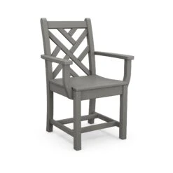 POLYWOOD Chippendale Outdoor Dining Arm Chair