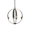 Modern Floral Chandelier - Hand-Crafted Zen Hanging Pendant Light -VERMONT WOODS Cirque Chandelier