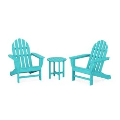 POLYWOOD Classic Adirondack 3-Piece Set 19 POLYWOOD Classic Adirondack 3-Piece Set -VERMONT WOODS Classic Adirondack 3 Piece Set PWS417 1 AR Aruba