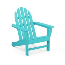 POLYWOOD Classic Adirondack Chair - All-Weather Outdoor Comfort 27 POLYWOOD Classic Adirondack Chair - All-Weather Outdoor Comfort -VERMONT WOODS Classic Adirondack Chair AD4030AR Aruba