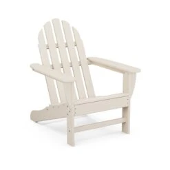 POLYWOOD Classic Adirondack Chair - All-Weather Outdoor Comfort 25 POLYWOOD Classic Adirondack Chair - All-Weather Outdoor Comfort -VERMONT WOODS Classic Adirondack Chair AD4030SA Sand