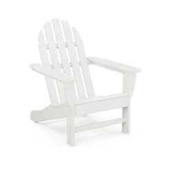 POLYWOOD Classic Adirondack Chair - All-Weather Outdoor Comfort 26 POLYWOOD Classic Adirondack Chair - All-Weather Outdoor Comfort -VERMONT WOODS Classic Adirondack Chair AD4030WH White