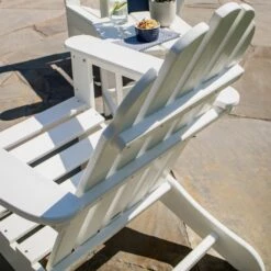 POLYWOOD Classic Adirondack Chair - All-Weather Outdoor Comfort 20 POLYWOOD Classic Adirondack Chair - All-Weather Outdoor Comfort -VERMONT WOODS Classic Adirondack Chair Life 4