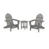 POLYWOOD Classic Folding Adirondack 3-Piece Set 1 POLYWOOD Classic Folding Adirondack 3-Piece Set -VERMONT WOODS Classic Folding Adirondack 3 Piece Set