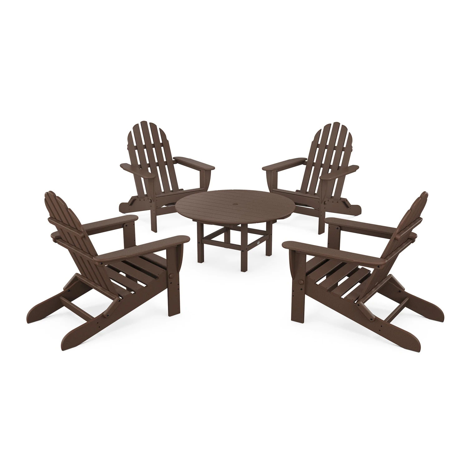 POLYWOOD Classic Folding Adirondack 5-Piece Conversation Group 7 POLYWOOD Classic Folding Adirondack 5-Piece Conversation Group - Image 5