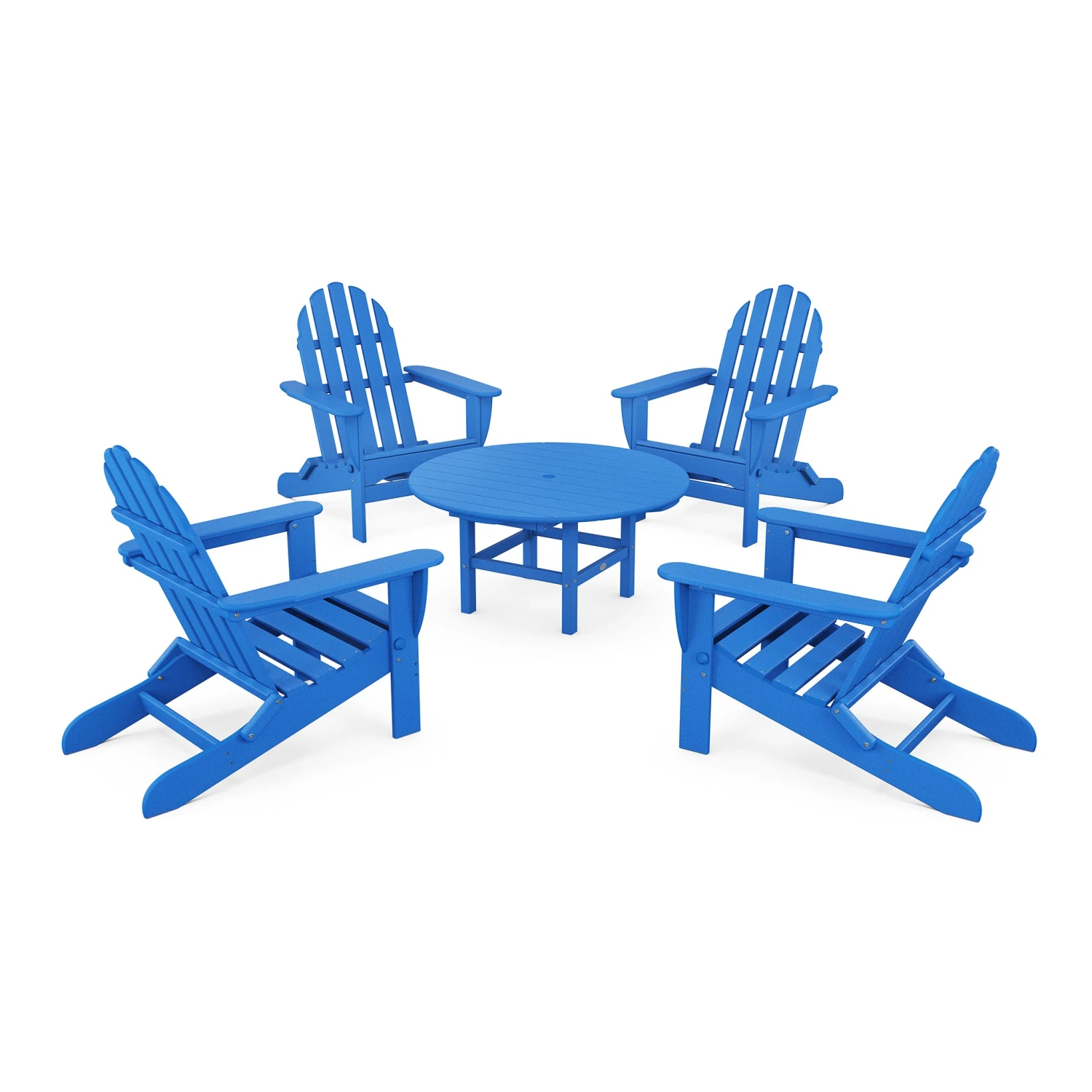 POLYWOOD Classic Folding Adirondack 5-Piece Conversation Group 14 POLYWOOD Classic Folding Adirondack 5-Piece Conversation Group - Image 12