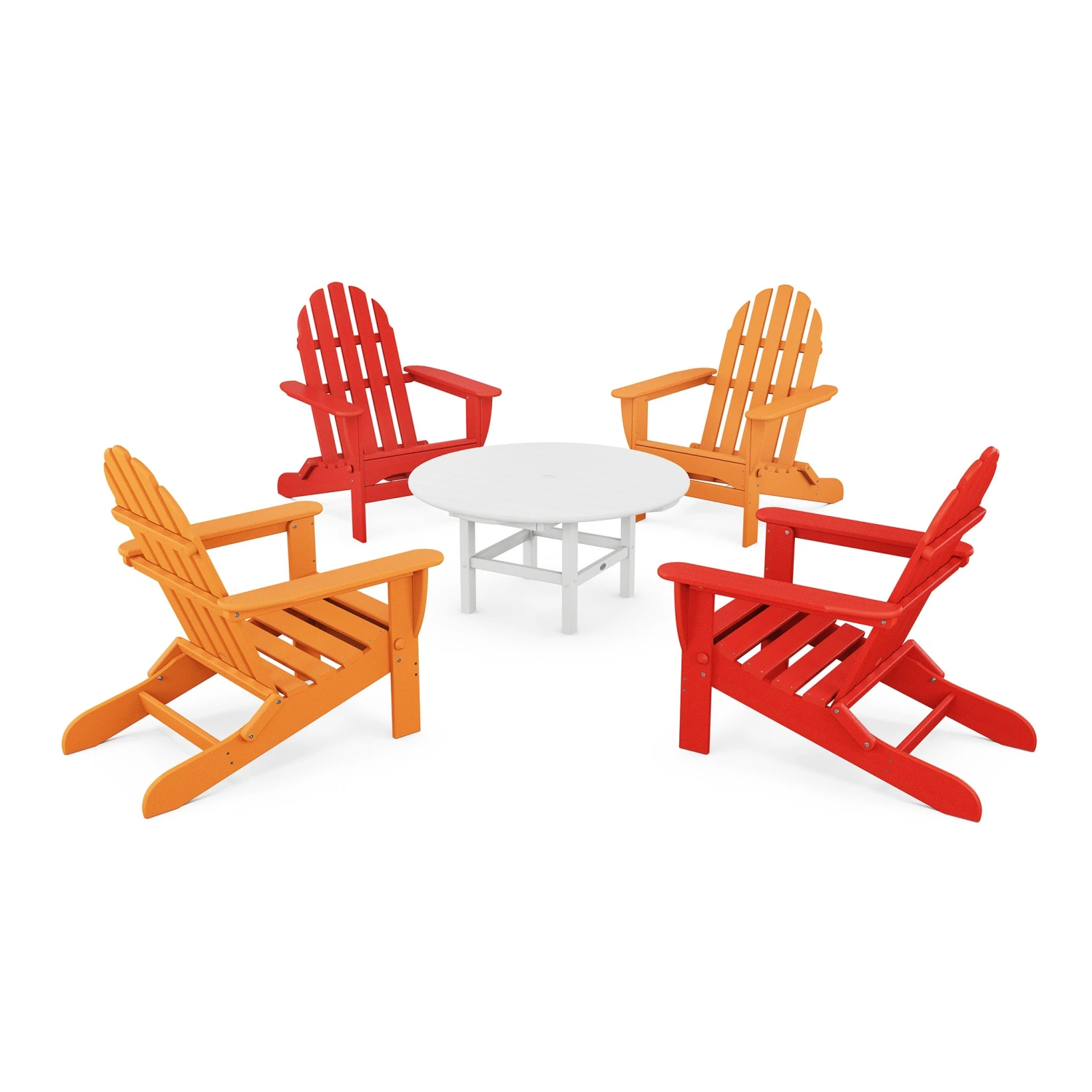 POLYWOOD Classic Folding Adirondack 5-Piece Conversation Group 15 POLYWOOD Classic Folding Adirondack 5-Piece Conversation Group - Image 13