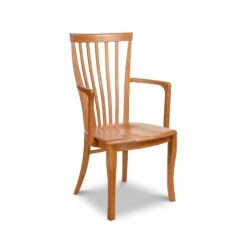 Classic Shaker #1 Solid Wood Dining Chair - Handcrafted Comfort -VERMONT WOODS Classic Shaker 1 Chair Arm Wood Seat
