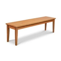 Classic Shaker Bench - Custom Handcrafted Solid Wood Seating 17 Classic Shaker Bench - Custom Handcrafted Solid Wood Seating -VERMONT WOODS Classic Shaker Bench 15x60 Natural Cherry