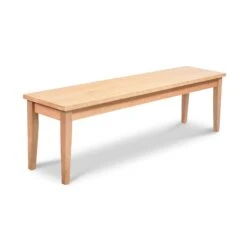 Classic Shaker Bench - Custom Handcrafted Solid Wood Seating 18 Classic Shaker Bench - Custom Handcrafted Solid Wood Seating -VERMONT WOODS Classic Shaker Bench 15x60 Natural Maple