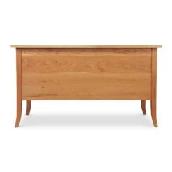 Handcrafted Solid Wood Small Executive Desk with Built-In Storage -VERMONT WOODS Classic Shaker Flare Leg Small Wood Executive Desk 5 f794f49e 460c 416c b820 2af1148ef156