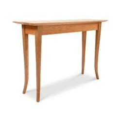 Classic Shaker Flare Leg Sofa Table - Handcrafted Narrow Console