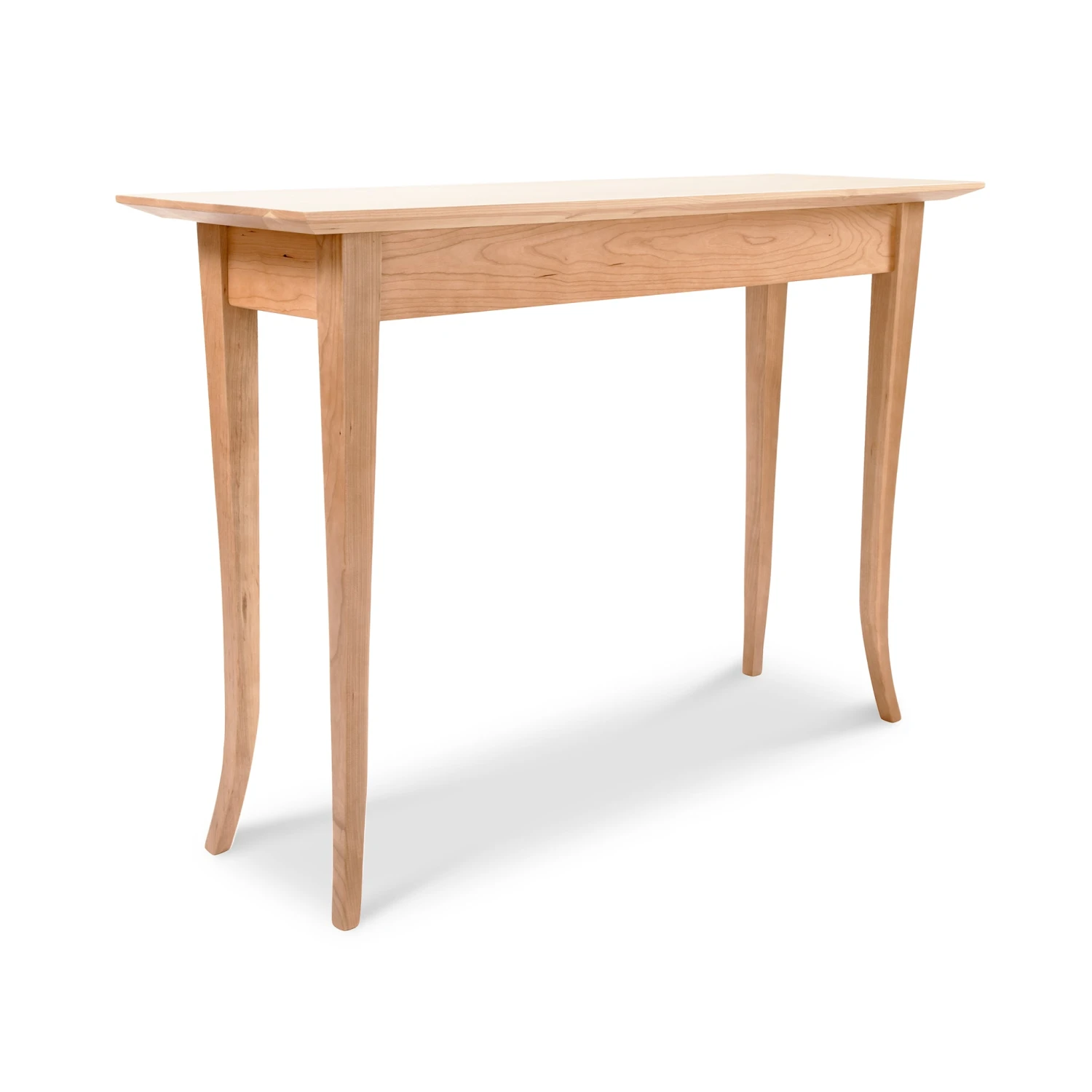 Classic Shaker Flare Leg Sofa Table - Handcrafted Narrow Console 7 Classic Shaker Flare Leg Sofa Table - Handcrafted Narrow Console - Image 5