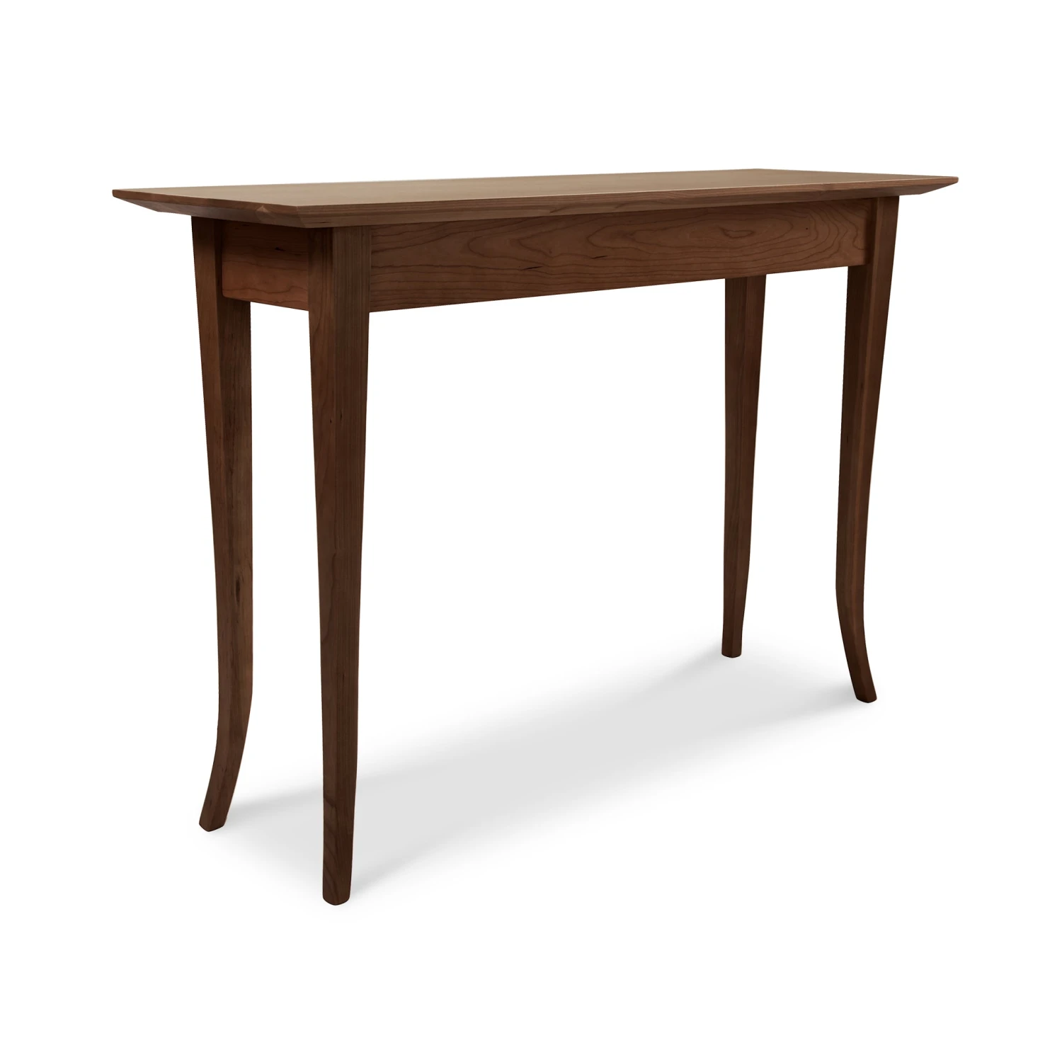 Classic Shaker Flare Leg Sofa Table - Handcrafted Narrow Console 8 Classic Shaker Flare Leg Sofa Table - Handcrafted Narrow Console - Image 6