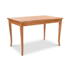 Classic Shaker Flare Leg Writing Desk in Solid Natural Wood