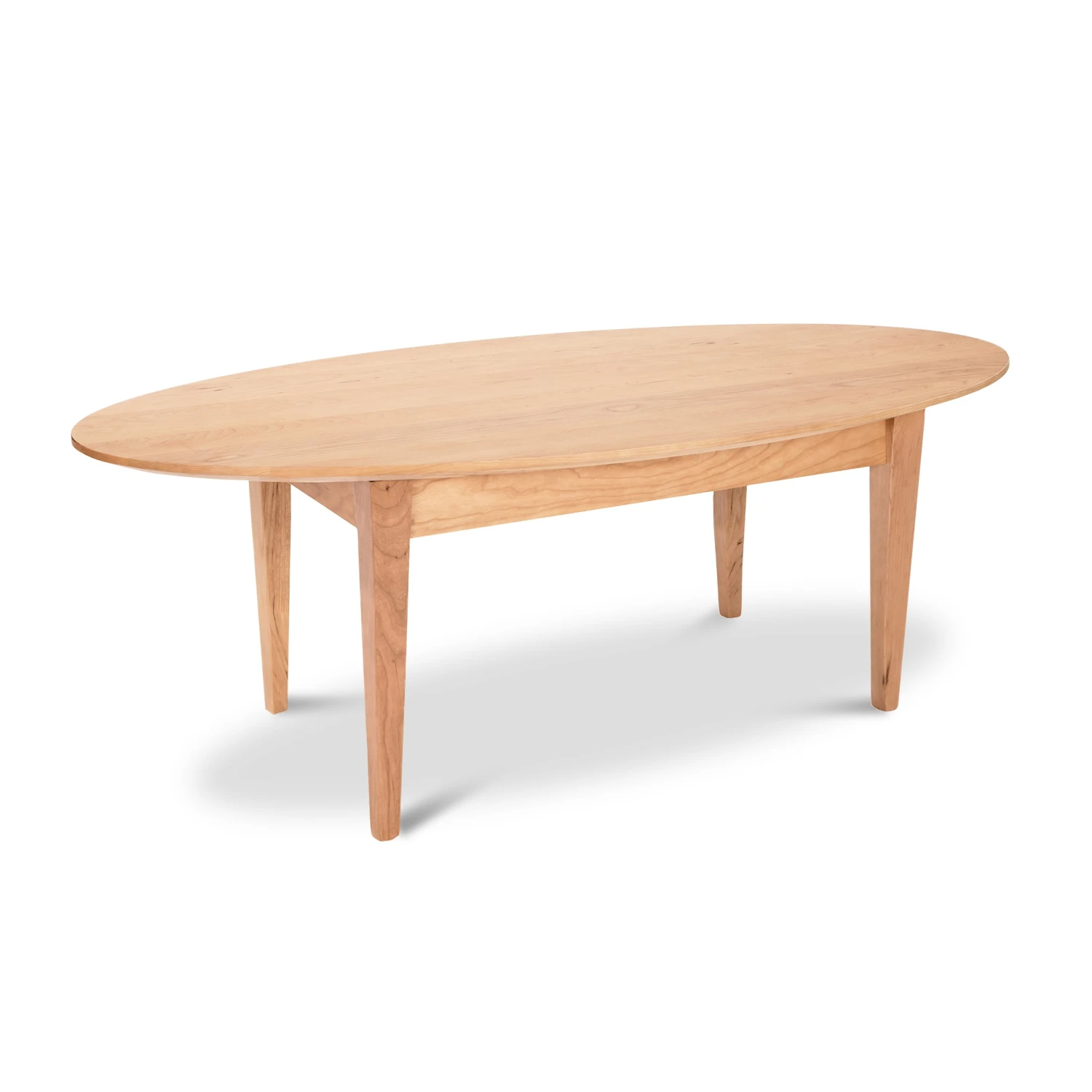 Solid Wood Oval Coffee Table - Classic Shaker Style 5 Solid Wood Oval Coffee Table - Classic Shaker Style - Image 3
