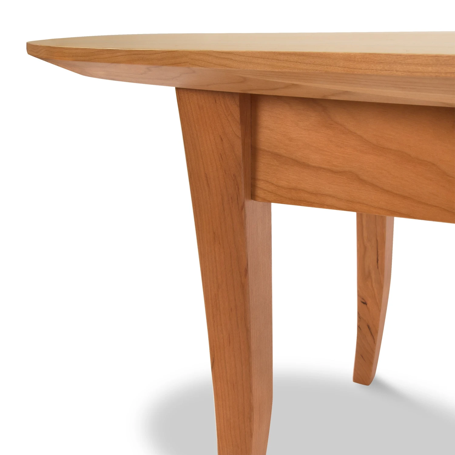 Classic Shaker Flared Leg Oval Solid Wood Coffee Table 5 Classic Shaker Flared Leg Oval Solid Wood Coffee Table - Image 3