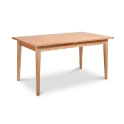 Classic Shaker Solid Top Dining Table - Handcrafted Sustainable Wood -VERMONT WOODS Classic Shaker Rectangular Solid Top Dining Table 36x60 Natural Maple