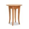Classic Shaker Round Flare Leg Solid Wood End Table -VERMONT WOODS Classic Shaker Round Flare Leg End Table