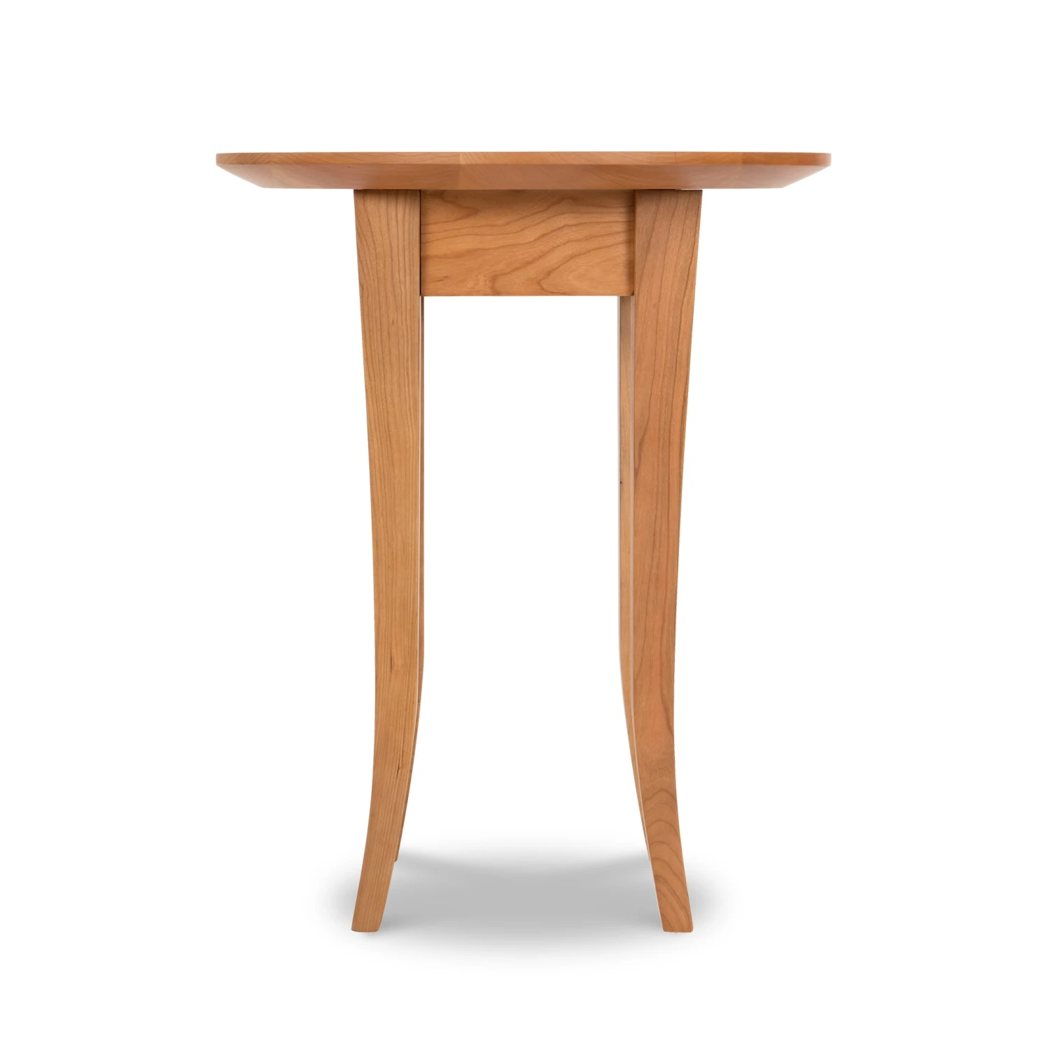 Classic Shaker Round Flare Leg Solid Wood End Table 4 Classic Shaker Round Flare Leg Solid Wood End Table - Image 2