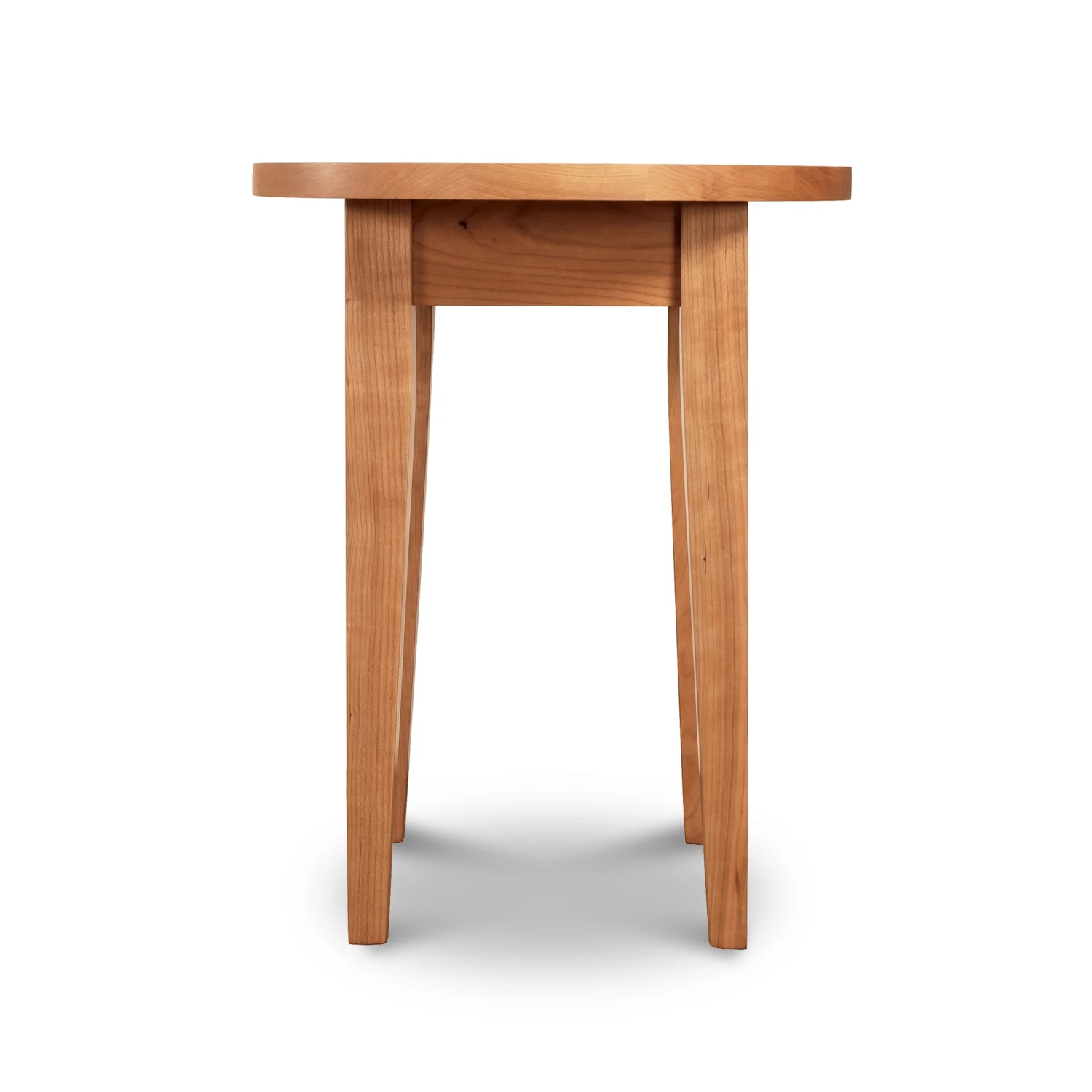 Classic Shaker Round End Table - Sustainable Solid Wood Handcrafted in Vermont 4 Classic Shaker Round End Table - Sustainable Solid Wood Handcrafted in Vermont - Image 2