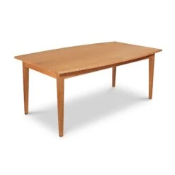 Classic Shaker Solid Hardwood Dining Table with Boat Top -VERMONT WOODS Classic Shaker Solid Boat Top Table 36 42x72 Natural Cherry