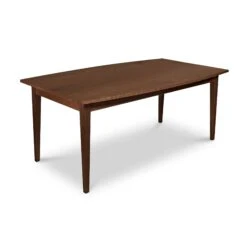 Classic Shaker Solid Hardwood Dining Table with Boat Top -VERMONT WOODS Classic Shaker Solid Boat Top Table 36 42x72 Natural Walnut