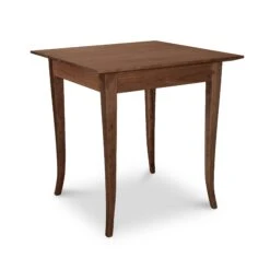 Classic Shaker Flare Leg Square Solid Top Table 13 Classic Shaker Flare Leg Square Solid Top Table -VERMONT WOODS Classic Shaker Square Solid Top Table 30x30 Natural Walnut