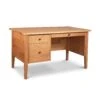 Solid Wood Small Executive Desk - Compact Shaker Style Office Furniture 1 Solid Wood Small Executive Desk - Compact Shaker Style Office Furniture -VERMONT WOODS Classic Shaker Taper Leg Jr Executive Desk