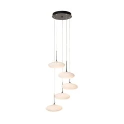 Hubbardton Forge Clouds 5-Light Pendant 9 Hubbardton Forge Clouds 5-Light Pendant -VERMONT WOODS Clouds 5 Light Pendant